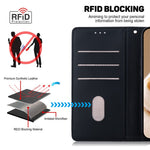 For Xiaomi 15 Case RFID Blocking Kitten Pattern TPU+PU Leather Phone Cover