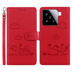 For Xiaomi 15 Case RFID Blocking Kitten Pattern TPU+PU Leather Phone Cover