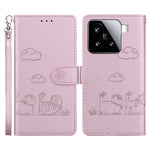 For Xiaomi 15 Case RFID Blocking Kitten Pattern TPU+PU Leather Phone Cover