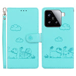 For Xiaomi 15 Case RFID Blocking Kitten Pattern TPU+PU Leather Phone Cover