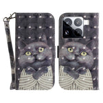 For Xiaomi 15 Pro Case Pattern Printing Leather Wallet Phone Cover with Wrist Strap