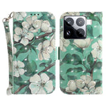 For Xiaomi 15 Pro Case Pattern Printing Leather Wallet Phone Cover with Wrist Strap