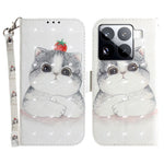For Xiaomi 15 Pro Case Pattern Printing Leather Wallet Phone Cover with Wrist Strap