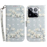 For Xiaomi 15 Pro Case Pattern Printing Leather Wallet Phone Cover with Wrist Strap