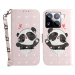For Xiaomi 15 Pro Case Pattern Printing Leather Wallet Phone Cover with Wrist Strap