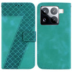 For Xiaomi 15 Pro Stand Case 7-Shaped Pattern Imprint Leather Phone Cover