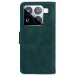 For Xiaomi 15 Pro Case Solid Color Leather Wallet Phone Cover
