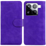 For Xiaomi 15 Pro Case Solid Color Leather Wallet Phone Cover