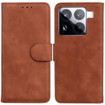 For Xiaomi 15 Pro Case Solid Color Leather Wallet Phone Cover