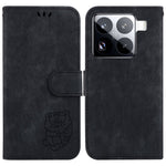 For Xiaomi 15 Pro Wallet Case Tiger Imprint Leather Shockproof Phone Cover