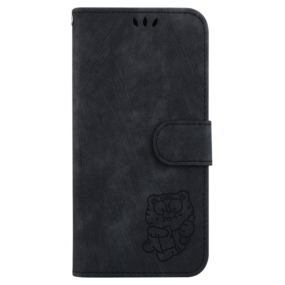 For Xiaomi 15 Pro Wallet Case Tiger Imprint Leather Shockproof Phone Cover