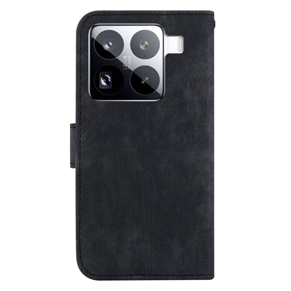 For Xiaomi 15 Pro Wallet Case Tiger Imprint Leather Shockproof Phone Cover