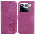For Xiaomi 15 Pro Wallet Case Tiger Imprint Leather Shockproof Phone Cover