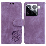 For Xiaomi 15 Pro Wallet Case Tiger Imprint Leather Shockproof Phone Cover
