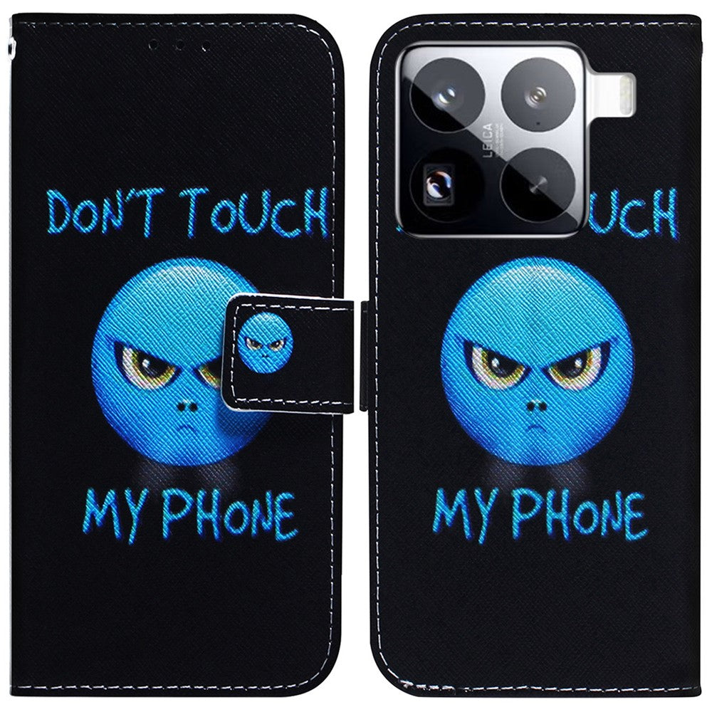For Xiaomi 15 Pro Wallet Case Pattern Print Leather Phone Cover