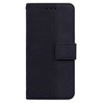 For Xiaomi 15 Pro Case Geometry Pattern Leather Wallet Phone Cover with Wrist Strap