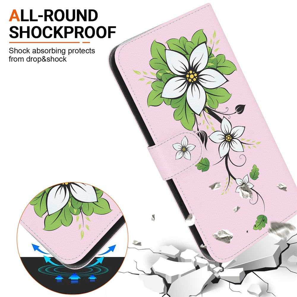 For Xiaomi 15 Pro Wallet Phone Case Anti-Drop Leather Flip Cover Pattern Printing