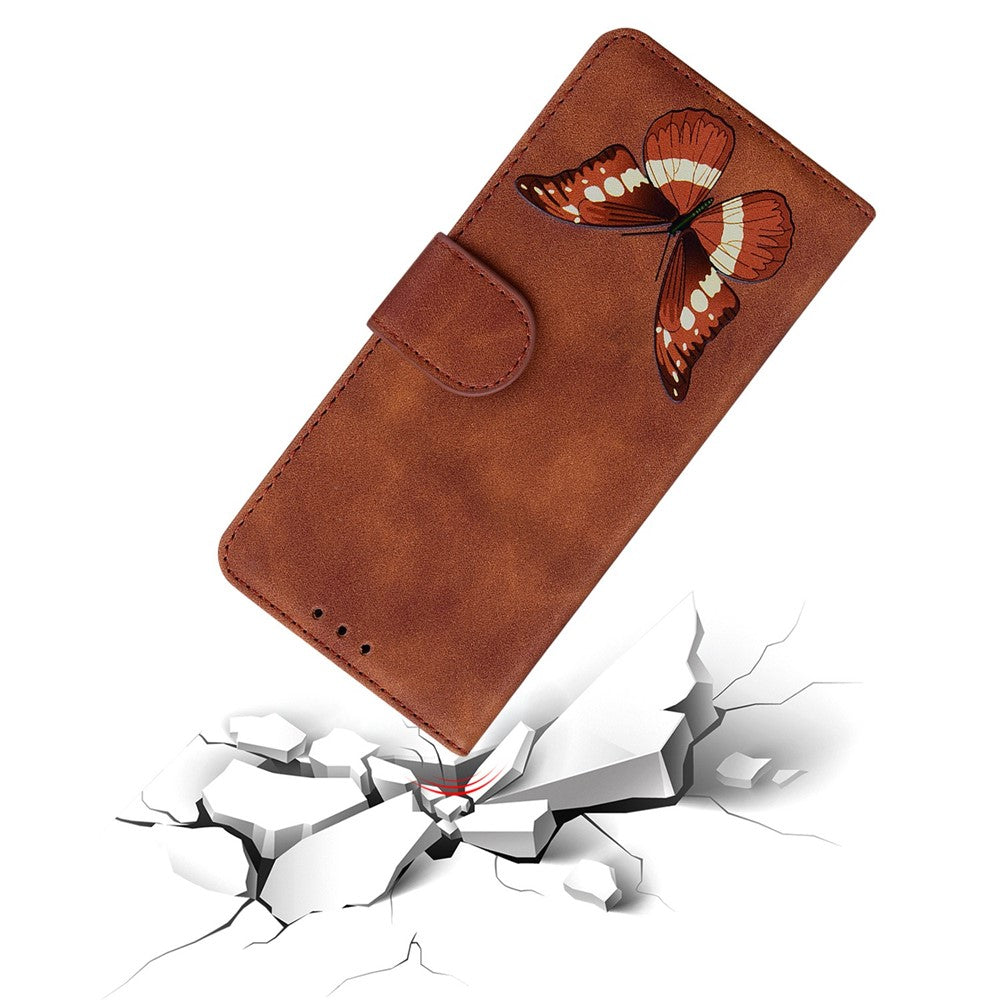 For Xiaomi 15 Pro Stand Case PU Leather Phone Cover Butterfly Printed