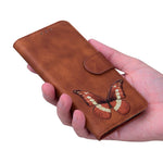 For Xiaomi 15 Pro Stand Case PU Leather Phone Cover Butterfly Printed