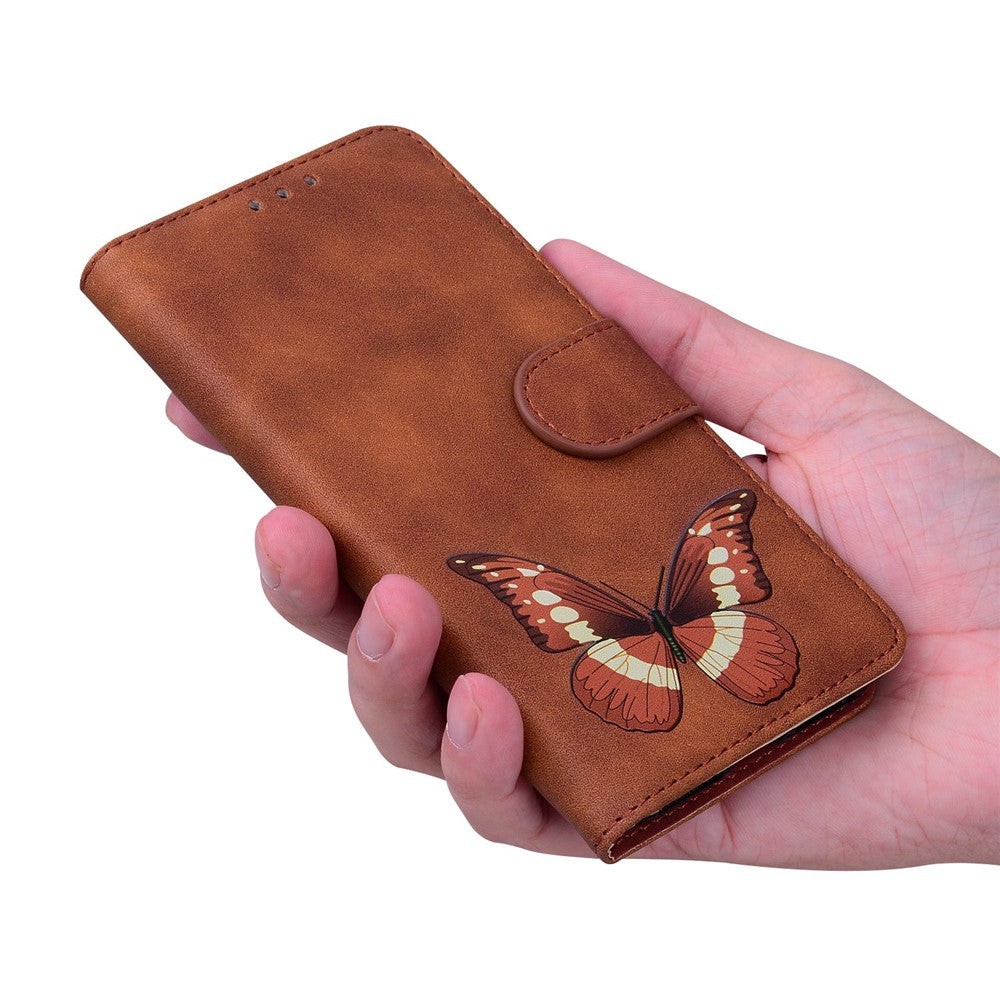 For Xiaomi 15 Pro Stand Case PU Leather Phone Cover Butterfly Printed
