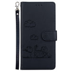 For Xiaomi 15 Pro Case RFID Blocking Kitten Pattern TPU+PU Leather Phone Cover