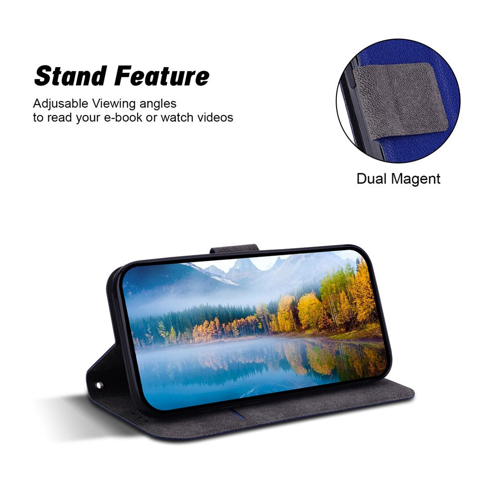 For Xiaomi 15 Pro Case Ultra-Thin PU Leather + TPU Phone Cover with Card Slot