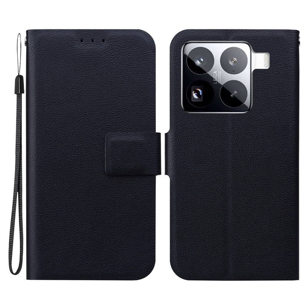 For Xiaomi 15 Pro Case Ultra-Thin PU Leather + TPU Phone Cover with Card Slot
