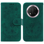 For Honor Magic7 Lite 5G / X9c 5G / X60 Pro 5G Case PU Leather Wallet Phone Cover Butterfly Flower Imprint