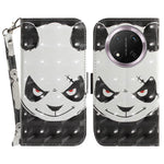 For Honor Magic7 Lite 5G / X9c 5G / X60 Pro 5G Case Pattern Printing Leather Wallet Phone Cover with Wrist Strap