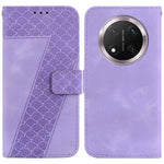 For Honor Magic7 Lite 5G / X9c 5G / X60 Pro 5G Stand Case 7-Shaped Pattern Imprint Leather Phone Cover