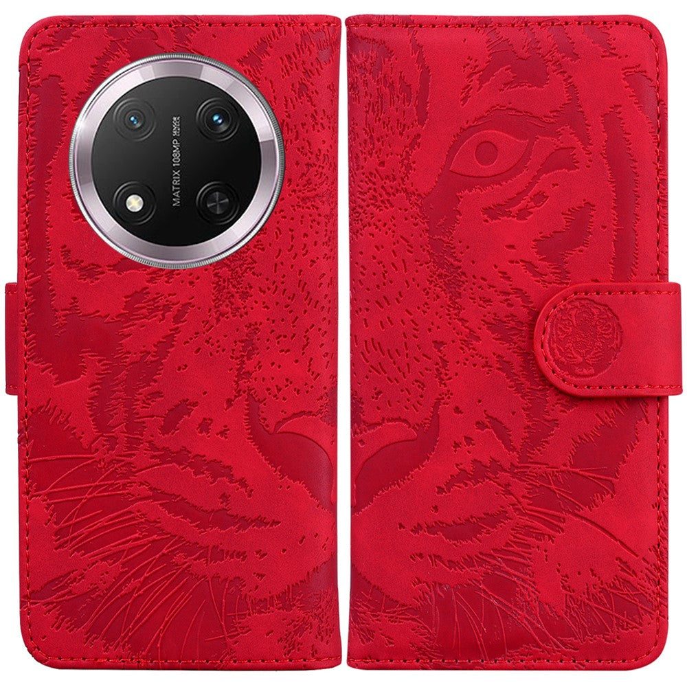 For Honor Magic7 Lite 5G / X9c 5G / X60 Pro 5G Case Tiger Imprint Leather Wallet Phone Cover