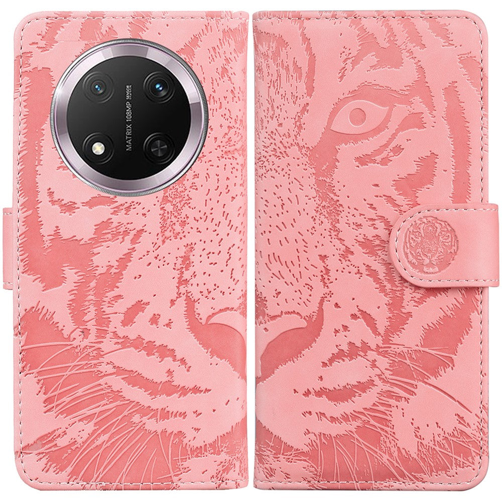 For Honor Magic7 Lite 5G / X9c 5G / X60 Pro 5G Case Tiger Imprint Leather Wallet Phone Cover