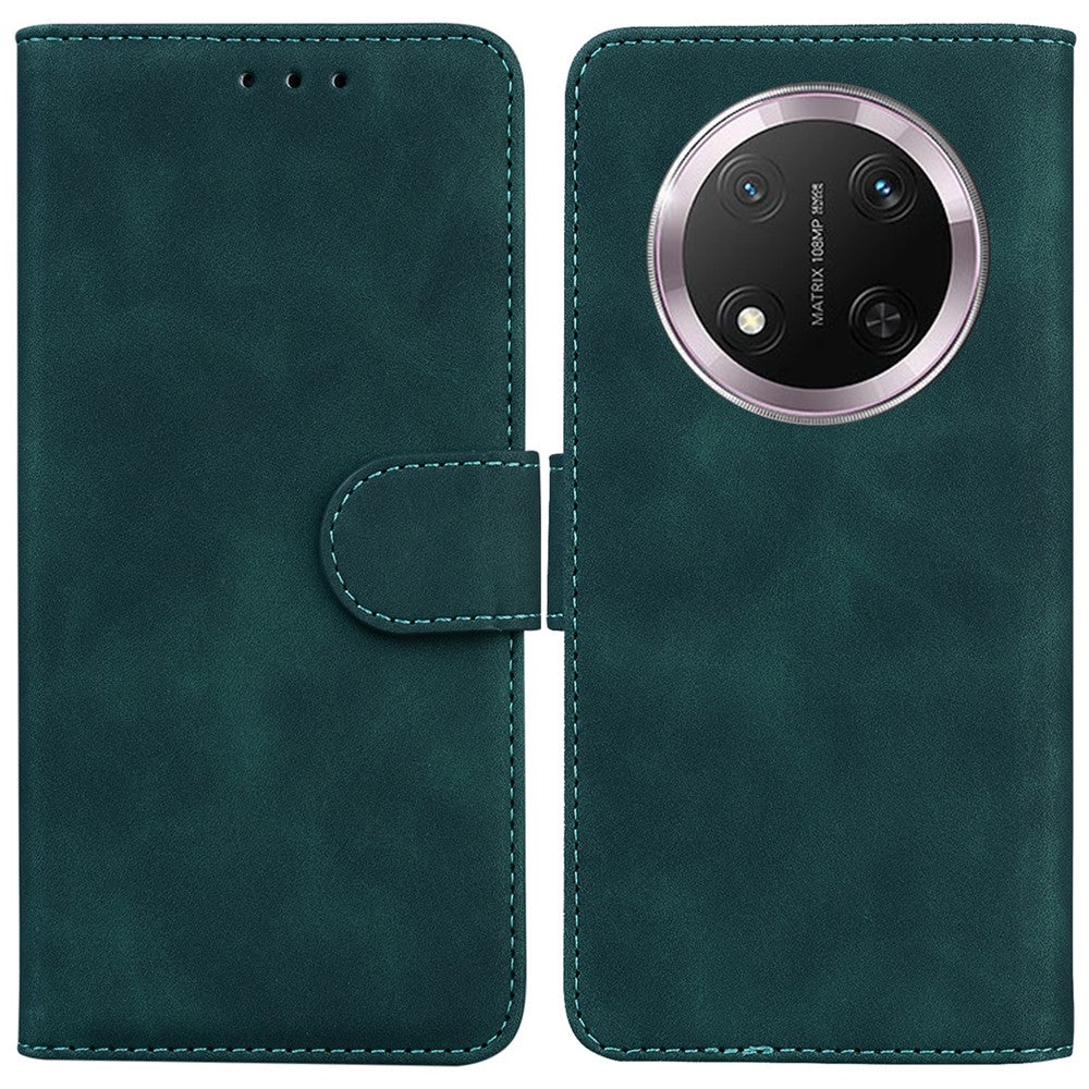 For Honor Magic7 Lite 5G / X9c 5G / X60 Pro 5G Case Solid Color Leather Wallet Phone Cover