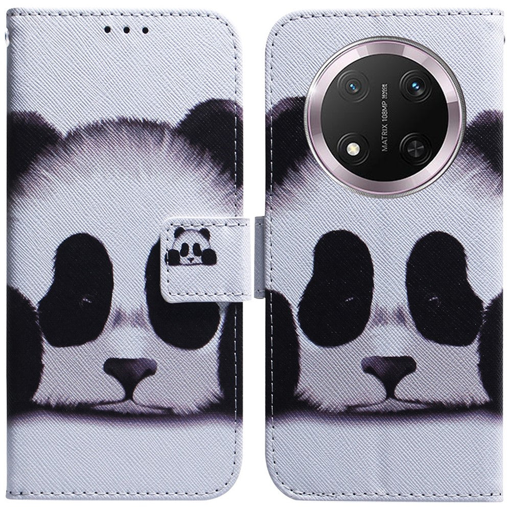For Honor Magic7 Lite 5G / X9c 5G / X60 Pro 5G Wallet Case Pattern Print Leather Phone Cover