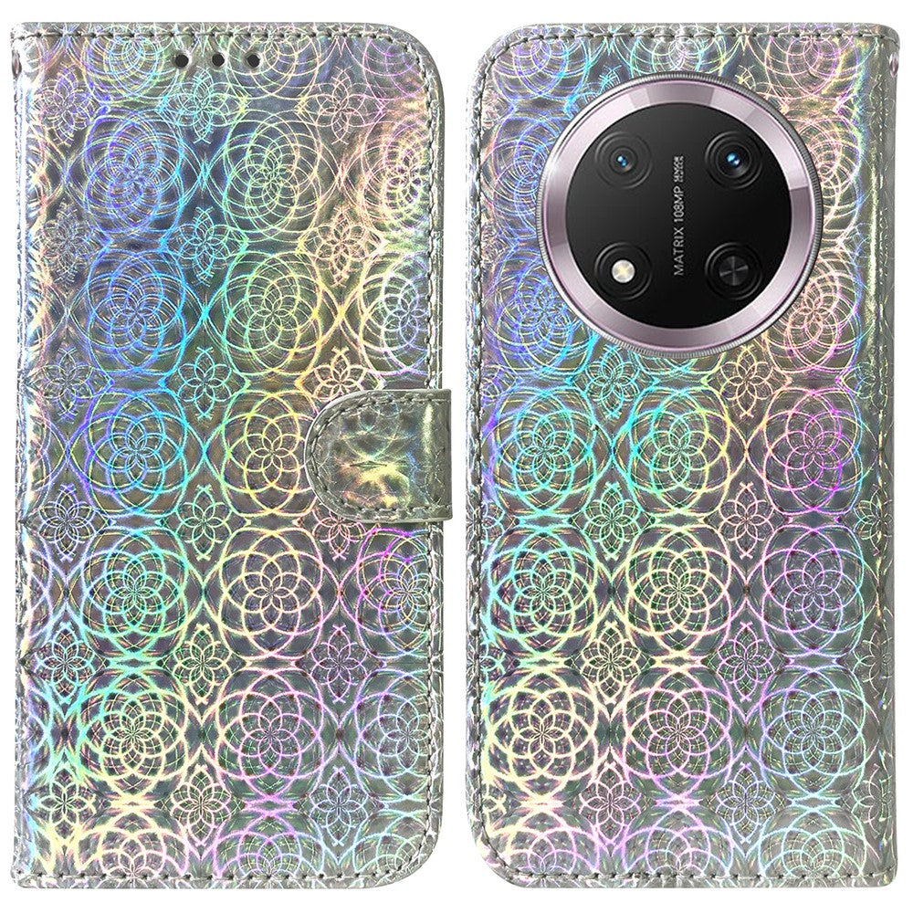 For Honor Magic7 Lite 5G / X9c 5G / X60 Pro 5G Stand Case Dazzling Flower Leather Phone Cover