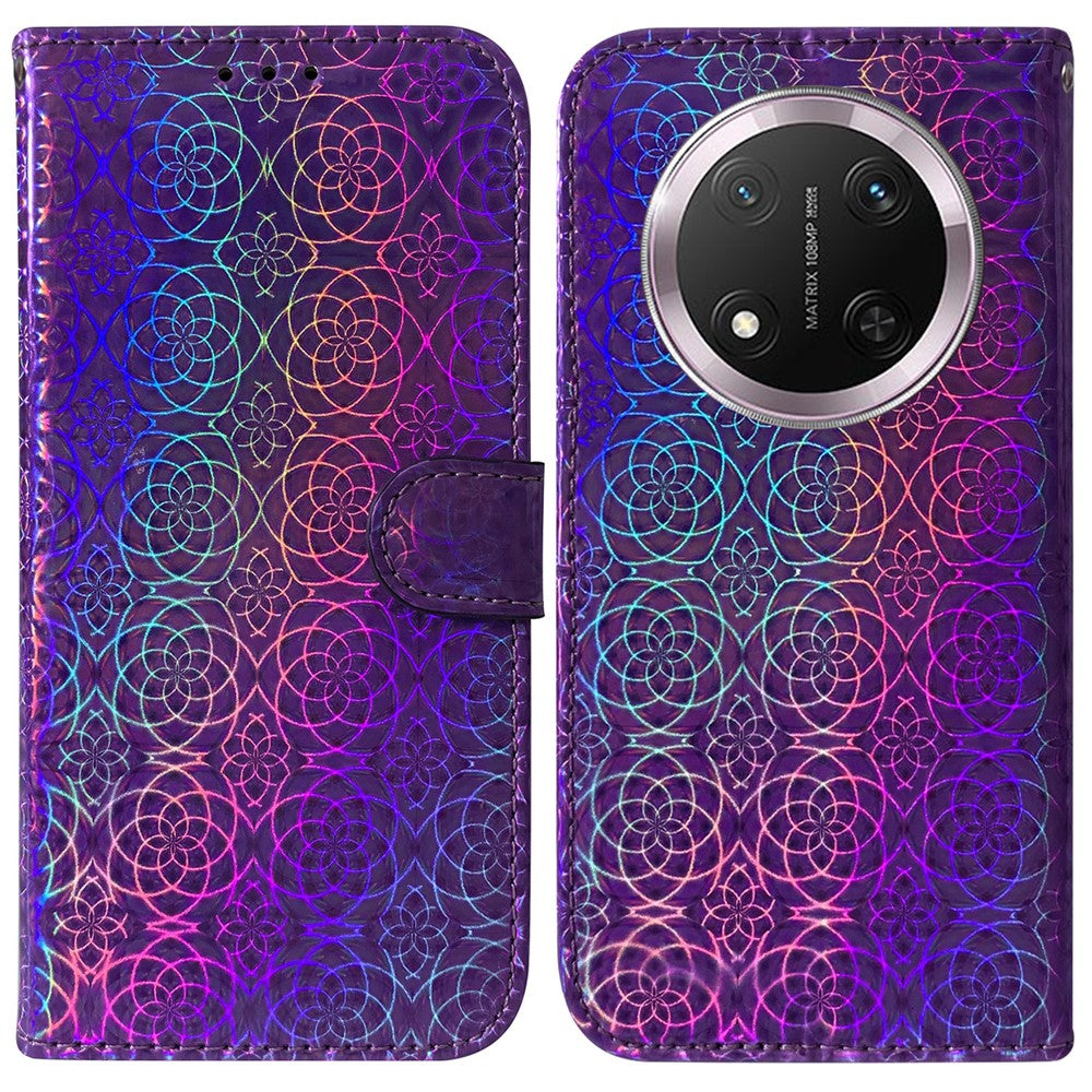 For Honor Magic7 Lite 5G / X9c 5G / X60 Pro 5G Stand Case Dazzling Flower Leather Phone Cover