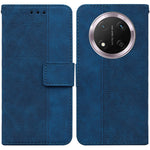 For Honor Magic7 Lite 5G / X9c 5G / X60 Pro 5G Case Geometry Pattern Leather Wallet Phone Cover with Wrist Strap