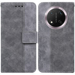 For Honor Magic7 Lite 5G / X9c 5G / X60 Pro 5G Case Geometry Pattern Leather Wallet Phone Cover with Wrist Strap
