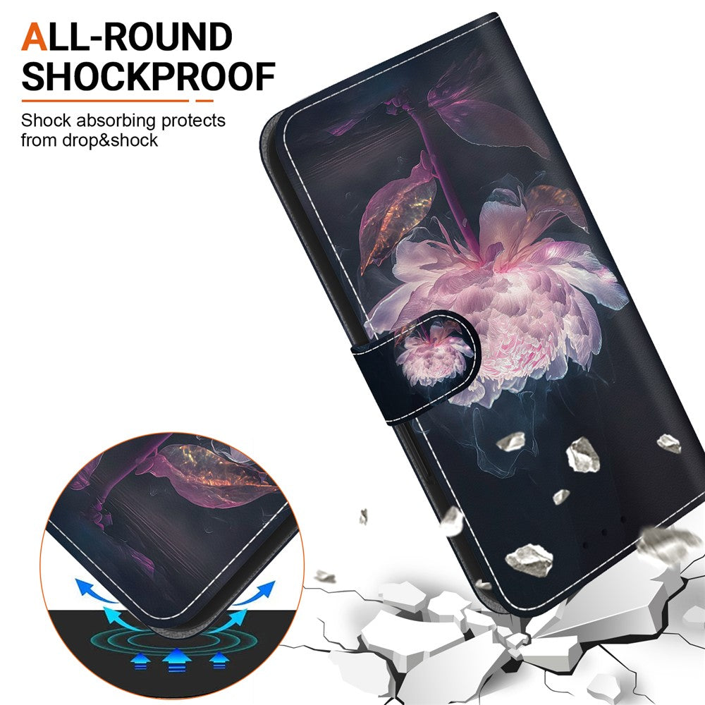 For Honor Magic7 Lite 5G / X9c 5G / X60 Pro 5G Wallet Phone Case Anti-Drop Leather Flip Cover Pattern Printing