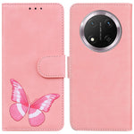 For Honor Magic7 Lite 5G / X9c 5G / X60 Pro 5G Stand Case PU Leather Phone Cover Butterfly Printed