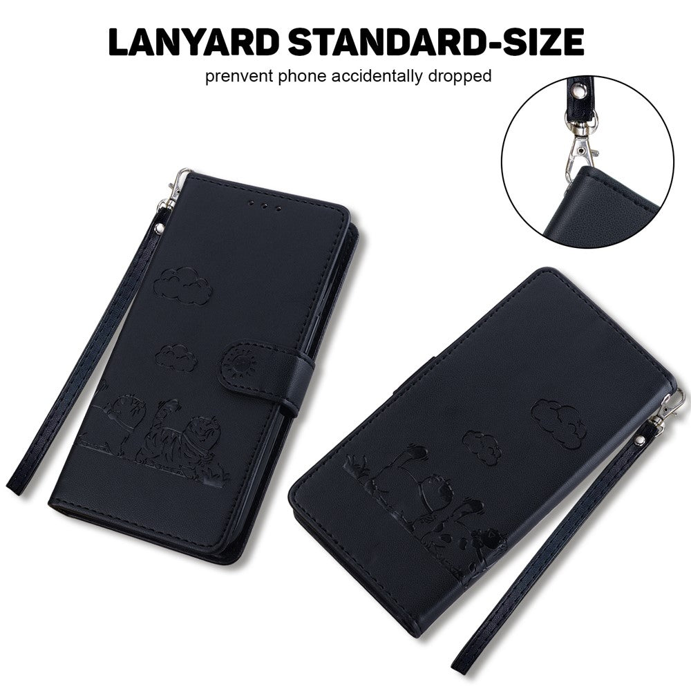 For Honor Magic7 Lite 5G / X9c 5G / X60 Pro 5G Case RFID Blocking Kitten Pattern TPU+PU Leather Phone Cover