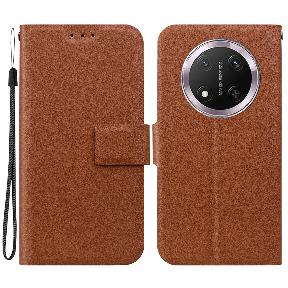 For Honor Magic7 Lite 5G / X9c 5G / X60 Pro 5G Case Ultra-Thin PU Leather + TPU Phone Cover with Card Slot