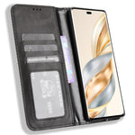 Leather Case for Honor X9c 5G / Magic7 Lite 5G / X60 Pro 5G Wallet Stand Retro Texture Phone Cover