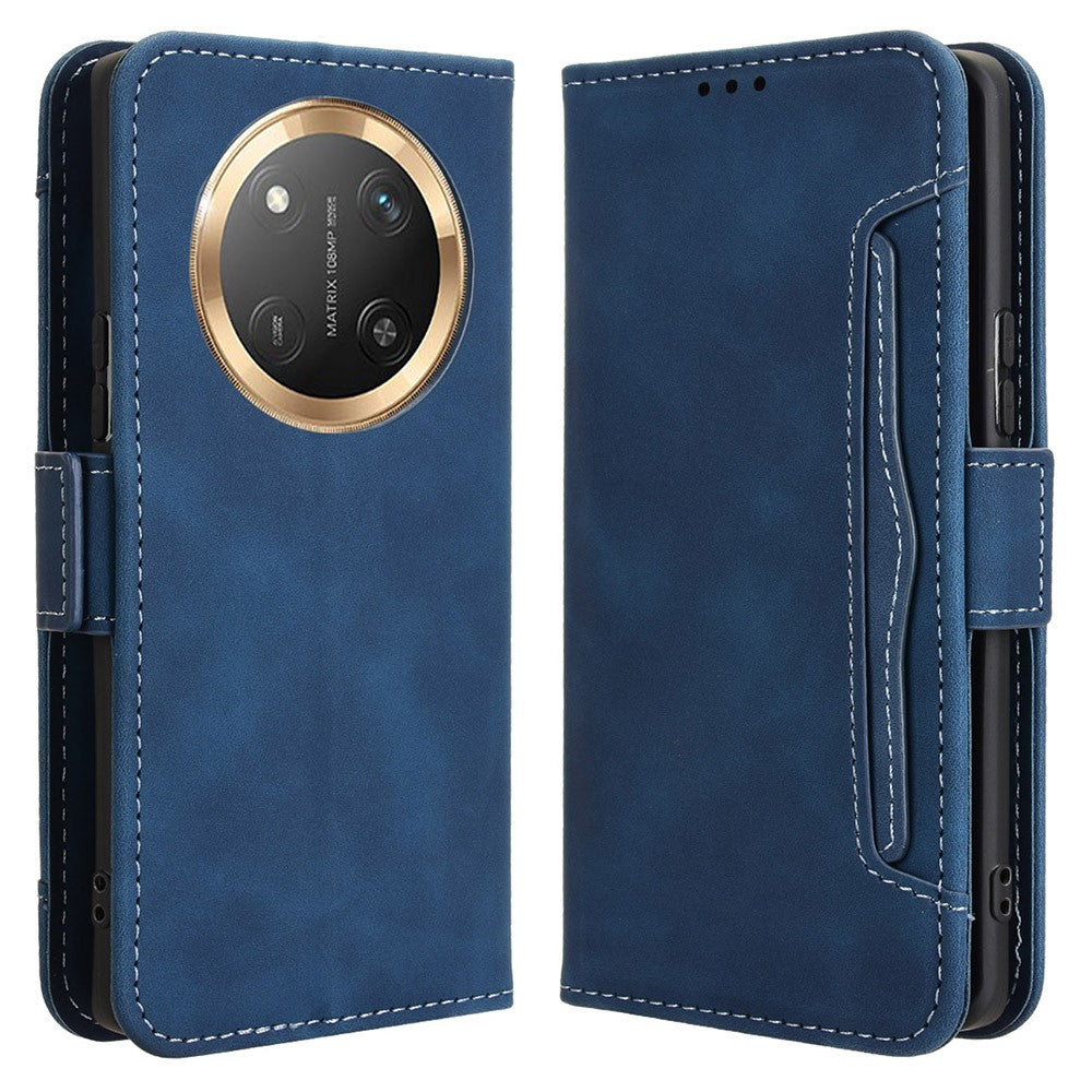 Leather Case for Honor X9c 5G / Magic7 Lite 5G / X60 Pro 5G Phone Wallet Cover with Multiple Card Slots
