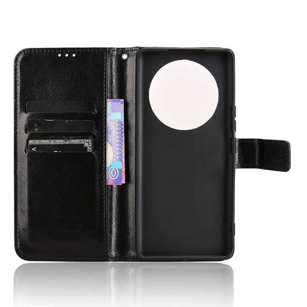 Leather Case for Honor X9c 5G / Magic7 Lite 5G / X60 Pro 5G Crazy Horse Texture Phone Wallet Cover