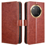 Leather Case for Honor X9c 5G / Magic7 Lite 5G / X60 Pro 5G Crazy Horse Texture Phone Wallet Cover