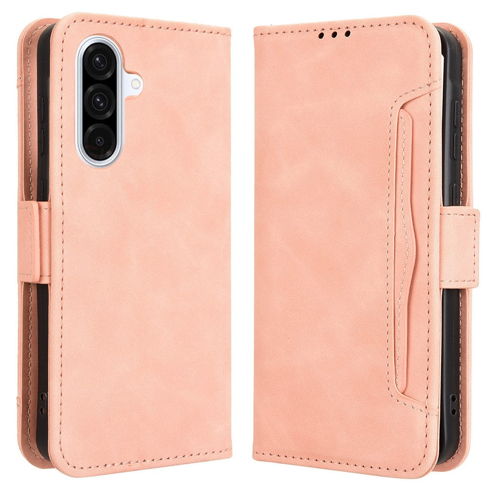 Til Samsung Galaxy A36 5G lædercover telefonpung med flere kortpladser