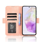 Til Samsung Galaxy A36 5G lædercover telefonpung med flere kortpladser