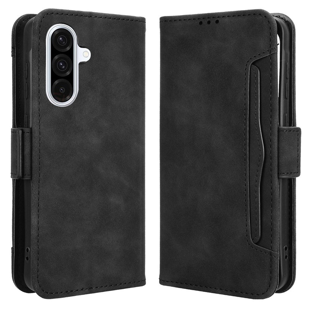 Til Samsung Galaxy A36 5G lædercover telefonpung med flere kortpladser
