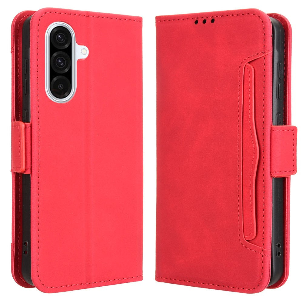 Til Samsung Galaxy A36 5G lædercover telefonpung med flere kortpladser